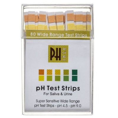 Phinex Diagnostic Ph Test Strips, 80ct -2 pack (160 strips) Results in 15 Seconds Balance Your pH today