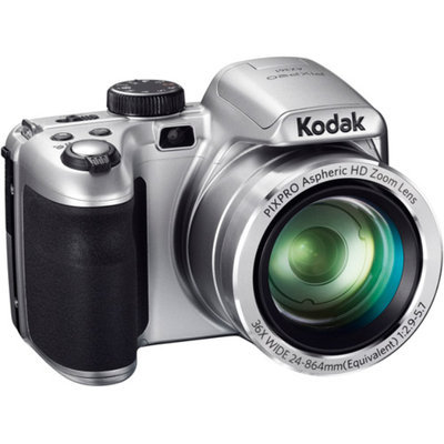 Kodak Silver AZ361-SL Digital Camera with 16.15 Megapixels and 36x Optical Zoom