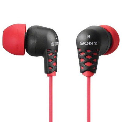 Sony Bump'N Buds Headphones - Red (MDREX37B/RED)
