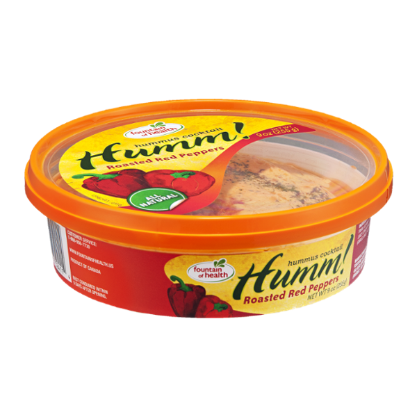 Fountain of Health Hummus Cocktail Humm! Roasted Red Peppers Reviews 2019