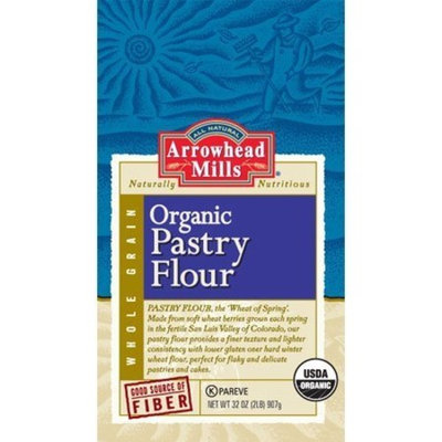 Arrowhead Mills Whole Wheat Pastry Flour 32 OZ (Pack of 24)