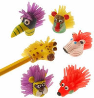 US Toy Company 2152 Wild Animal Pencil Tops