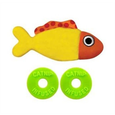 Petstages Catnip Refillable Pocket Fish