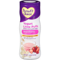 Parent's Choice Yogurt Little Puffs Strawberry Puffed Whole Grain Snack, 1.48 oz