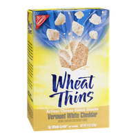 Nabisco Wheat Thins Vermont White Cheddar Artisan Cheese Baked Snacks