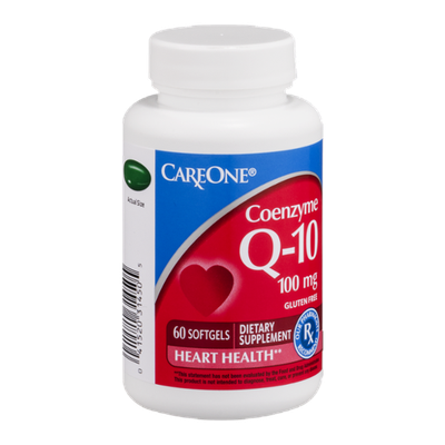 CareOne Q-10 Coenzyme 100mg Softgels