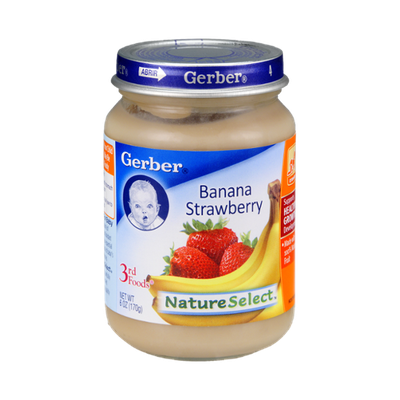 Gerber® Nature Select 3rd Foods Banana Strawberry