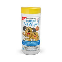 Petkin Jumbo Petwipes, 50-Count Pack (Pack of 4)