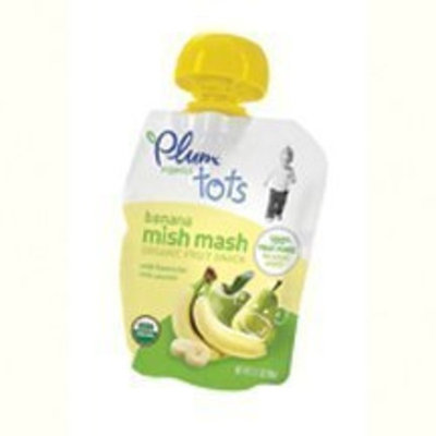 PLUMII Mish Mash, Organic, Banana, 3.17 oz (pack of 6 )