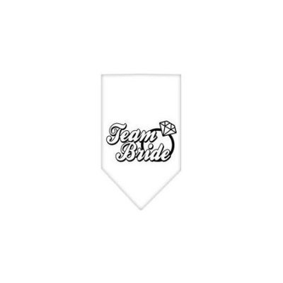 Ahi Team Bride Screen Print Bandana White Small