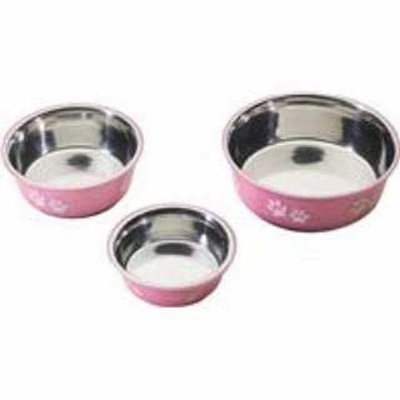Ethical Pet Products (Spot) DSO6121 32-Ounce Fusion Designer Stainless Steel Dog Bowl, Medium, Pink