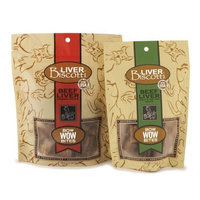 Premier Pet Premier Liver Biscotti Dog Treats, 6-1/2-ounce Original Recipe Bow Wow Bites