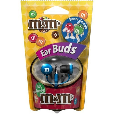 Maxell 190552 M & M's EarBud - Blue