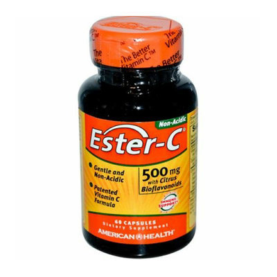 American Health Ester-C with Citrus Bioflavonoids 500 mg 60 Capsules