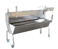 Premium Select Outlet BBQ Pig Lamb Chicken Rotisserie Roaster Skewer 150 LB Roast Grill Motor Souvla With Cover