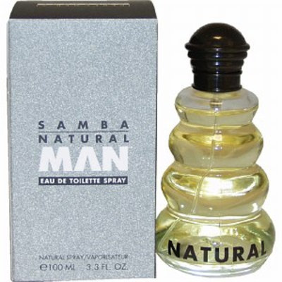 Samba Natural Eau de Toilette Natural Spray for Men, 3.3 fl oz