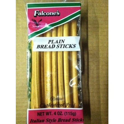 Falcone's Cookieland Falcone's Breadsticks, Plain, 4 Ounce (Pack of 21)