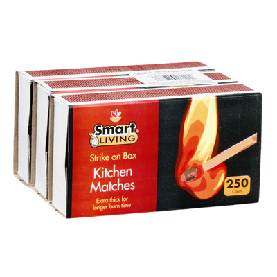 Smart Living Kitchen Matches - 3 PK