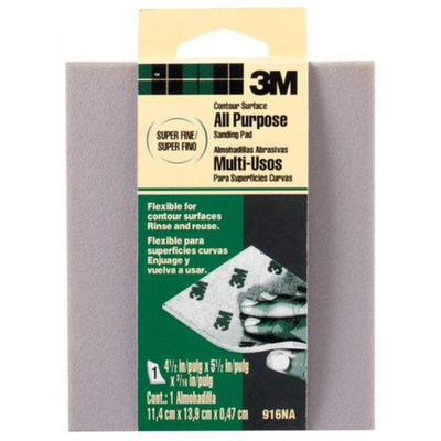3M 916DC-NA Extra Thin Contour Surface Sanding Sponge