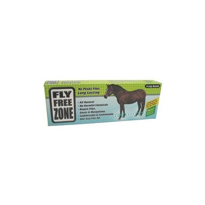 Fly Free Zone,Inc. HB-00003 Green Fly Free Zone Horse Leg Bands 4 Pack