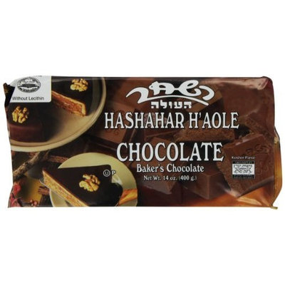 Hashachar Baking Chocolate, 14-Ounce Bricks (Pack of 3)