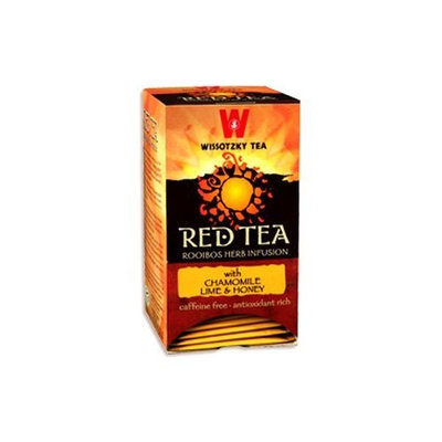 Wissotzky Tea Wissotzky Red Tea with Chamomile, Lime & Honey, 1.41-Ounce Boxes (Pack of 6)