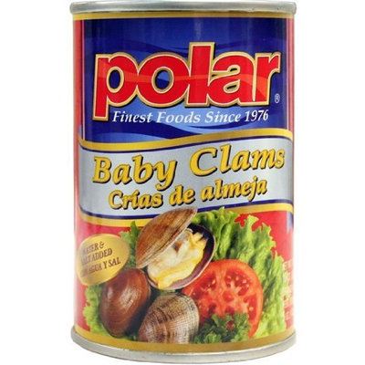 Polar 12 Pack Case of 10 oz. Can of Baby Clams