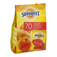 Sunsweet 70 Smart Calorie Packs Apricots Mediterranean - 6 CT