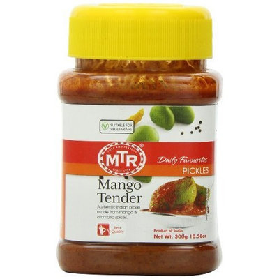 MTR Mango Tender Pickle, 10.56-Ounce Plastic Bottles (Pack of 8)