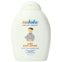 Mababa Baby Body Lotion, 13.5-Ounce (Pack of 2)