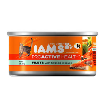 Iams™ Proactive Health™ Filets Adult Wet Cat Food with Salmon in Sauce