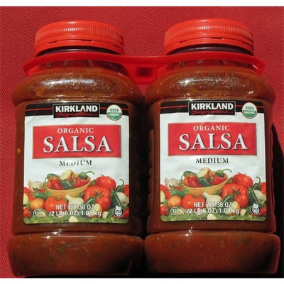 Kirkland Signature Organic Salsa, Medium, 1.08 kg (Pack of 2)