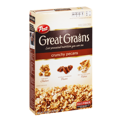 Post Great Grains Cereal Crunchy Pecans