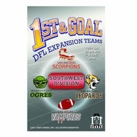 R and R Games 1st & Goal Expansion #6 - Southwest Division, 1 ea