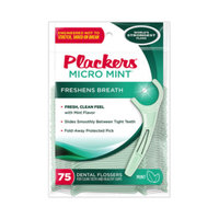 Plackers Flossers - Micro Mint - 75 ct