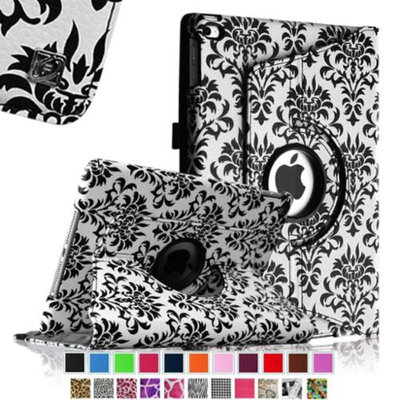 Fintie iPad Air 2 Case - 360 Degree Rotating Stand Case with Smart Cover Auto Sleep / Wake Feature, Versailles