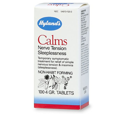 Hyland's Calms Nerve Tension and Sleeplessness Relief Tablets