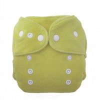 Thirsties Duo Fab Fitted Snap Cloth Diapers, Honeydew, Size One (6-18 lbs)