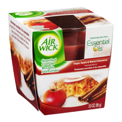 Air Wick Scented Candle Sugar Apple & Warm Cinnamon