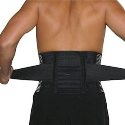 Captain Sports Tri-Adjustable Back Support with Stabilizers Size: Large / X-Large