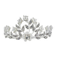 Social Gallery by Roman Pearls & Crystals Hair-Comb - Clear/White