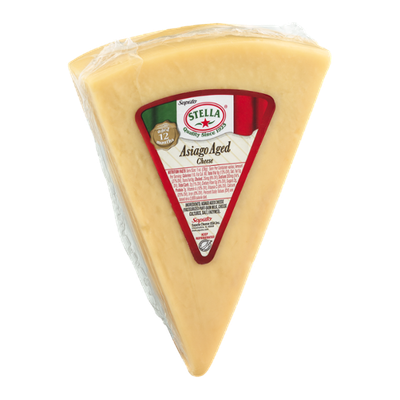 Stella Asiago Aged Cheese Wedge