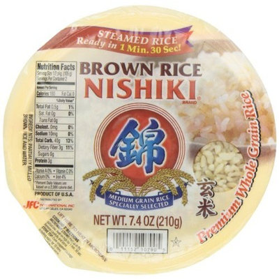 Nishiki Cooked Brown Rice, 7.4-Ounces (Pack of 6)