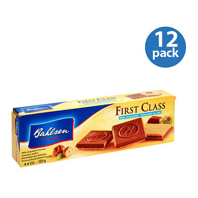 Bahlsen First Class Milk Chocolate Covered Hazelnut Wafers