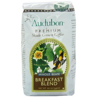 3M Audubon Whole Bean Coffee, Breakfast Blend, 12 Ounce