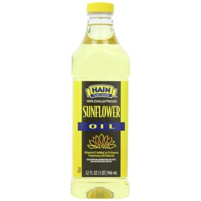 Hain Pure Foods Sunflower Oil, 32 Ounce