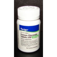 Paddock Laboratories Ferrous Gluconate 324 Mg Tablets - 100 Ea