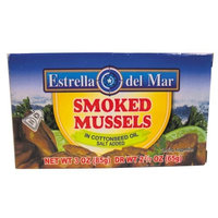 Estrella Del Mar Smoked Mussels in Oil, 3 Ounce Cans (Pack of 24)