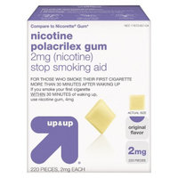 up & up Original Flavor 2-mg. Nicotine Gum - 220 ct.