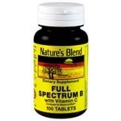 Nature's Blend Full Spectrum B with Vitamin C 100 Tabs